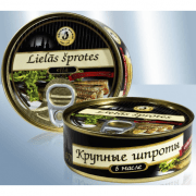 Big Sprats In Oil "BRIVAIS VILNIS" 240g