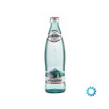 Borjomi Sparkling Mineral Water in a Glass Bottle 500ml