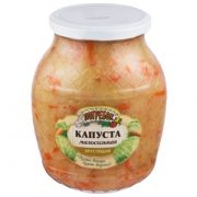 Cabbage, Sauerkraut "Malosolnaya Khrustyashchaya", Pogrebok 860g