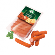 Krekenavos Hot Smoked Sausages with Cheese 400g
