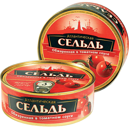 Herring in tomato sauce "BRIVAIS VILNIS"240g Baltic Food Oxford