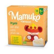 MAMUKO PORRIDGE - 2 Grain. Organic Mix of Oat and Corn Groats, 6+ Months Orange