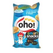 OHO Sour Cream and Onion Flavour Snacks 60g