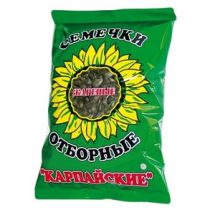 Roasted Black Sunflower Seeds "Karpayskiye" 380g