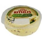 Talsu Ritulinis Curd Cheese with Caraway Seeds
