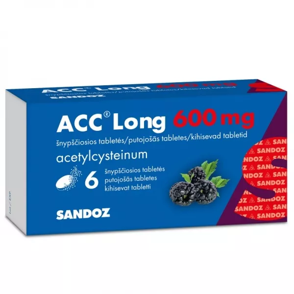 ACC LONG Effervescent Tablets 600 mg N6